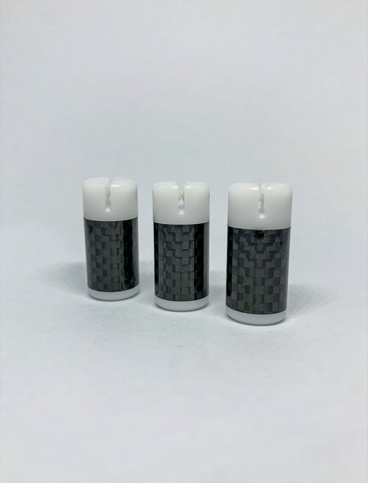 White Acetal  Carbon Fibre Bobbin